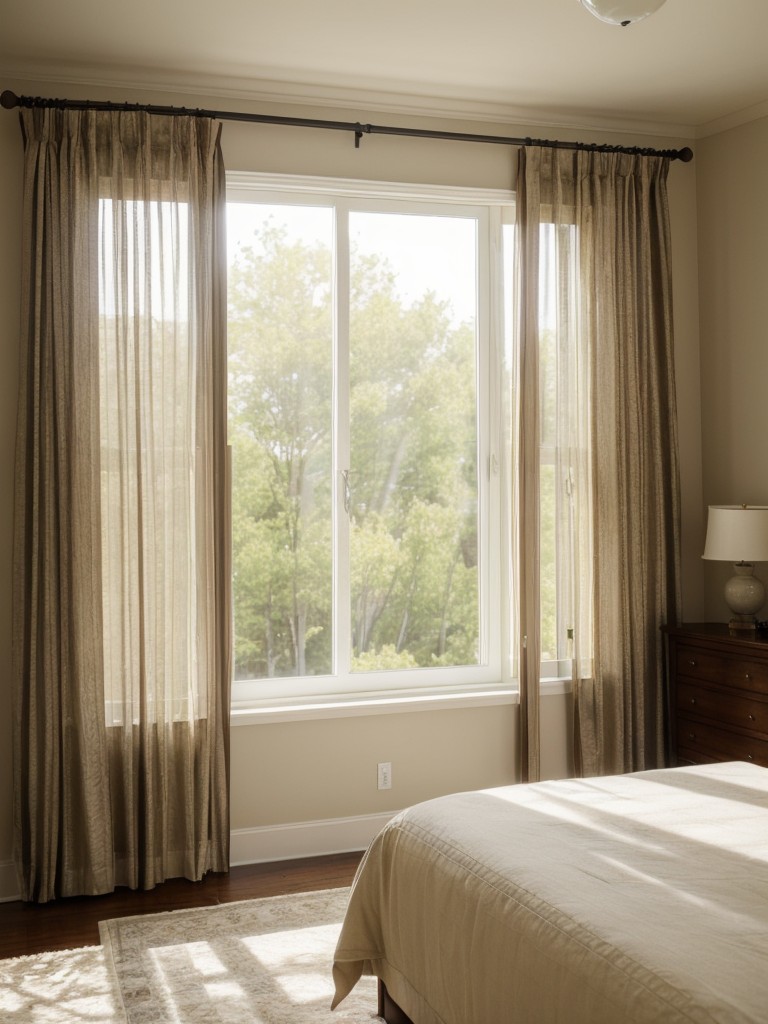 Sunlit Serenity: Transform Your Apartment with Sheer Curtains & Natural Light