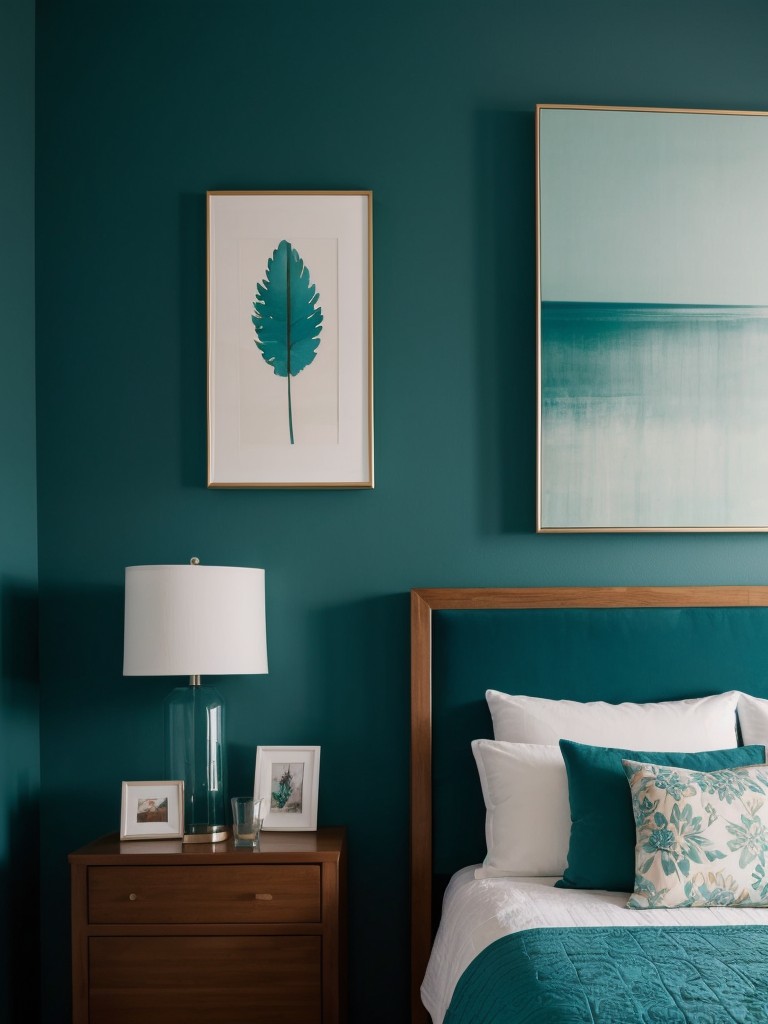 Teal Bedroom Transformation: Bold Accent Wall Ideas!