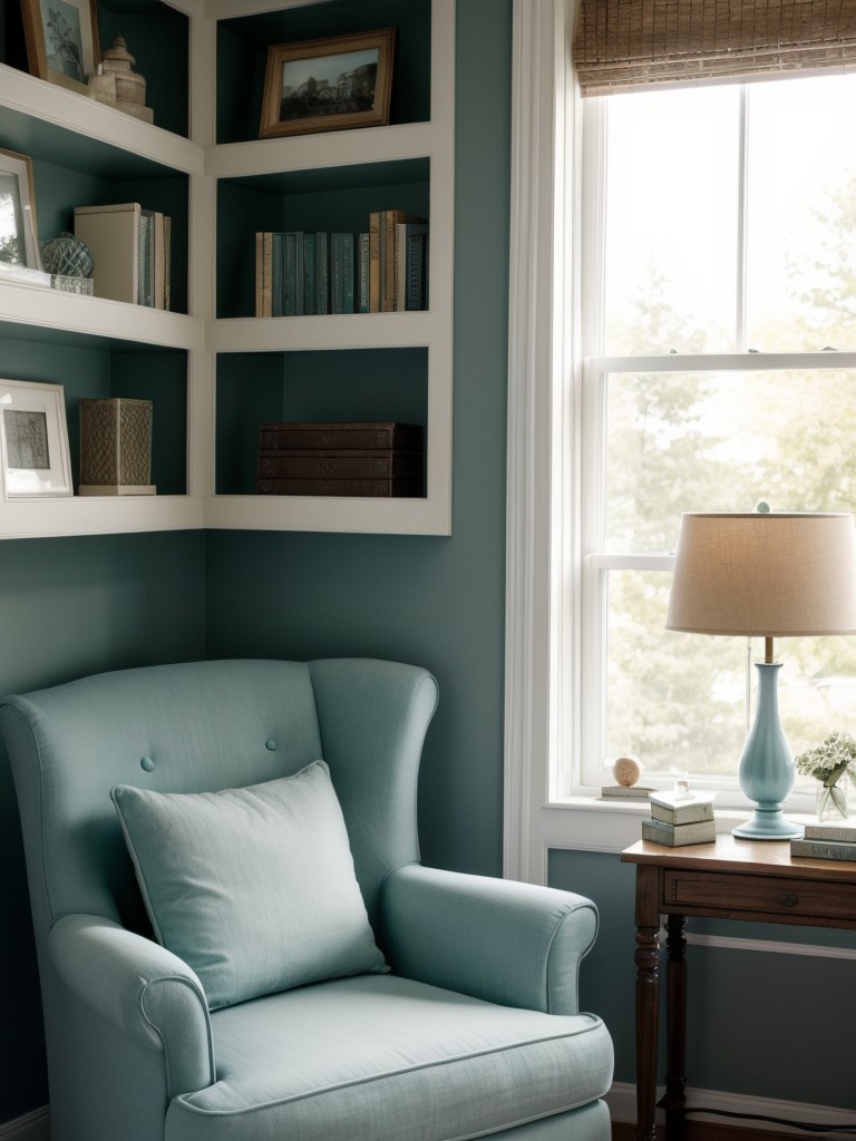 Cozy Apartment Retreat: Teal Bedroom Inspiration!