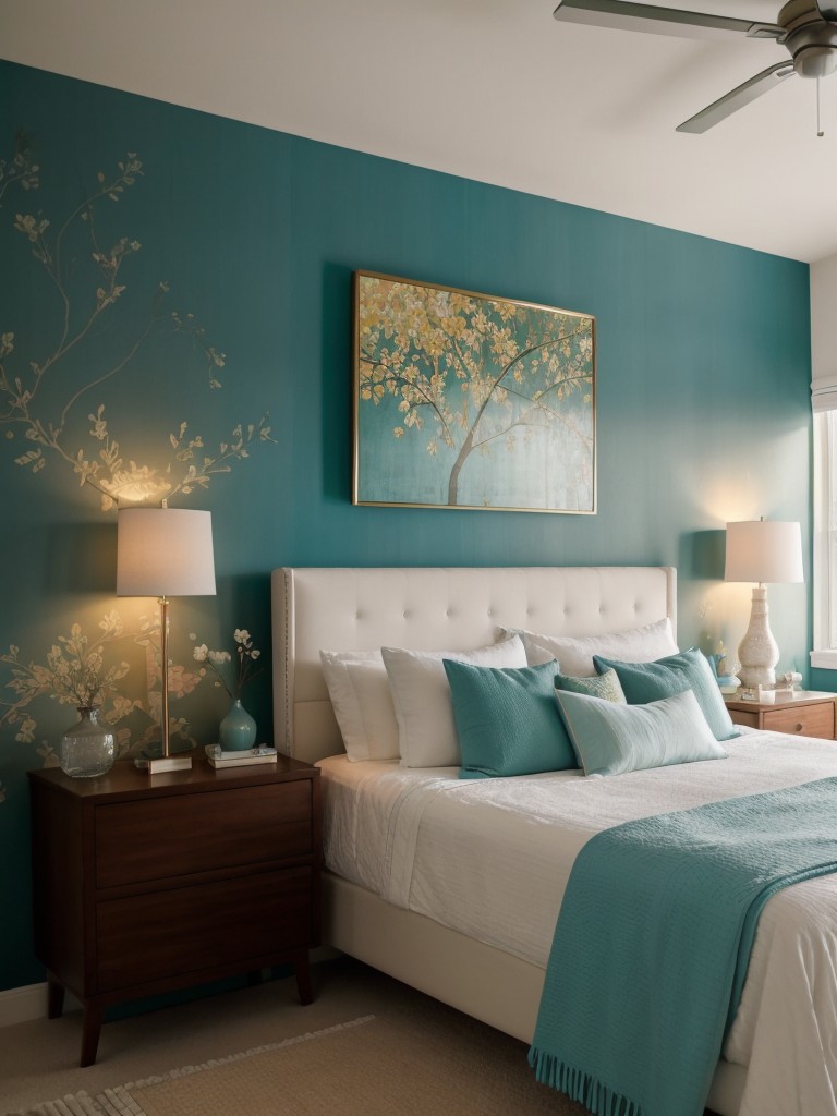 Cozy Teal Apartment Inspo: Stylish Ideas for a Serene Bedroom