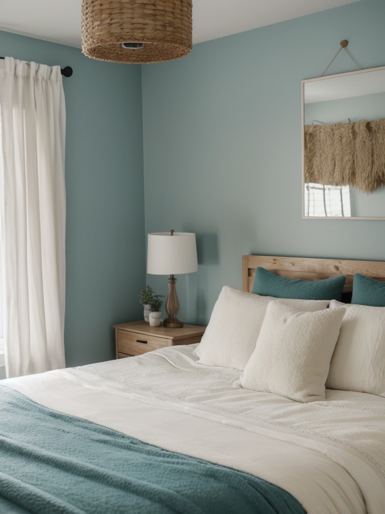 Nordic-Chic: Transform Your Bedroom with Teal Decor