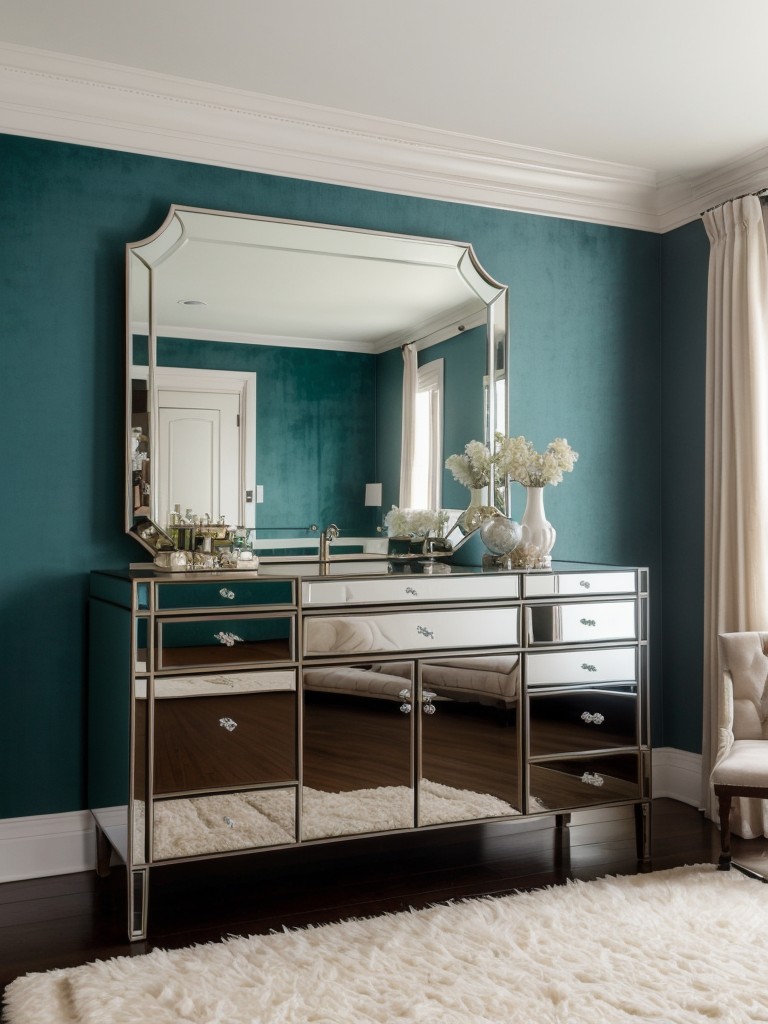 Opulent Teal Bedroom: Glam Up Your Space with Luxurious Decor