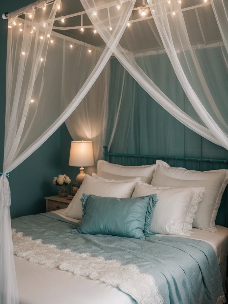 Romantic Teal Bedroom Vibes: Bring the Outdoors In!