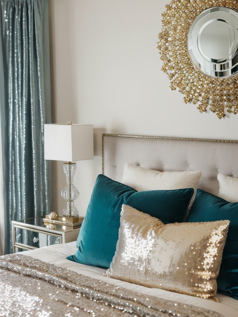 Bring Luxury to Your Bedroom with Metallic Accents