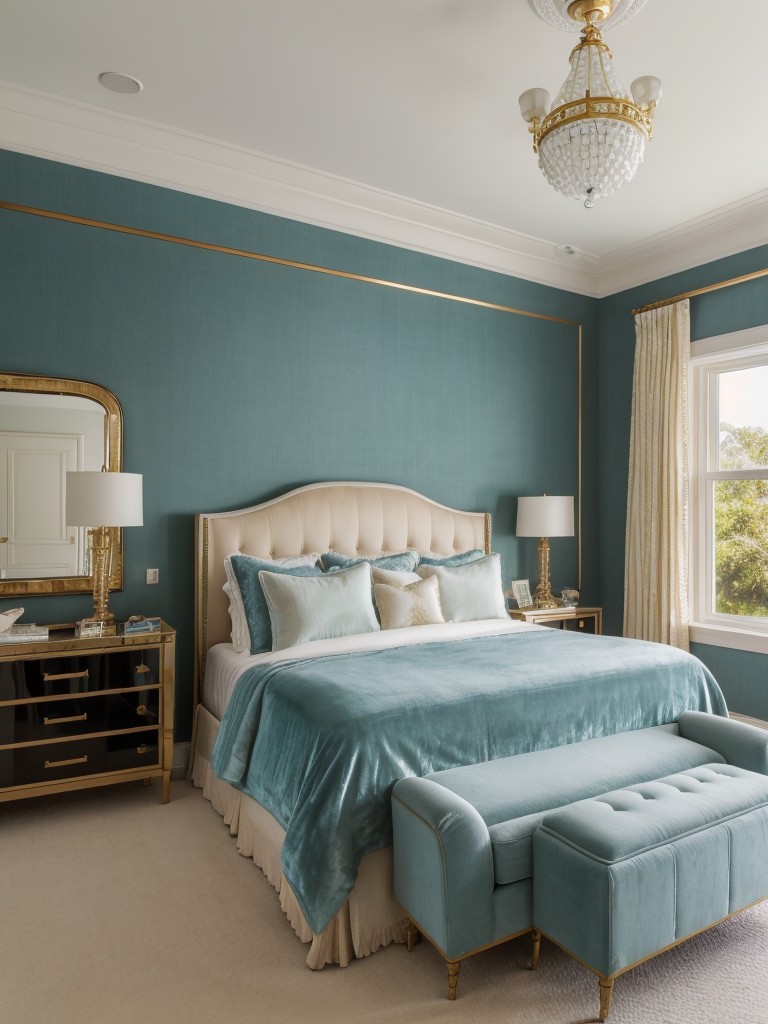 Coastal Bliss: Transform Your Apartment with Teal Bedroom Decor