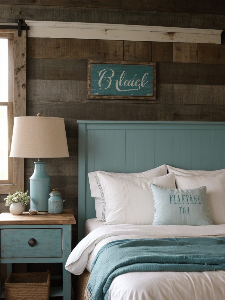 Coastal Bedroom Escape: Rustic Farmhouse Vibes