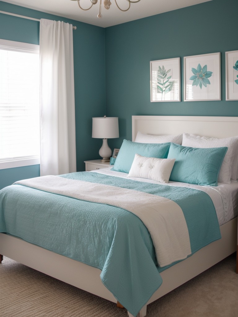 Teal Bedroom Accents: Add a Pop of Color to Your Apartment!