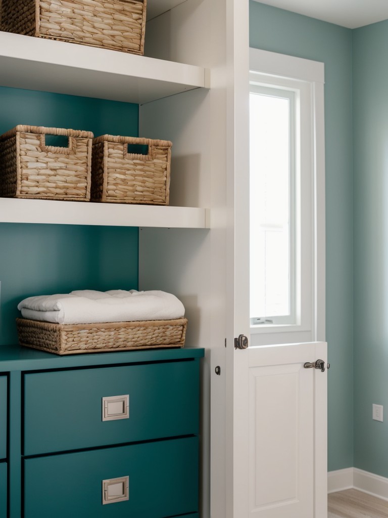 Teal Accents & Clever Storage: Apartment Upgrade!