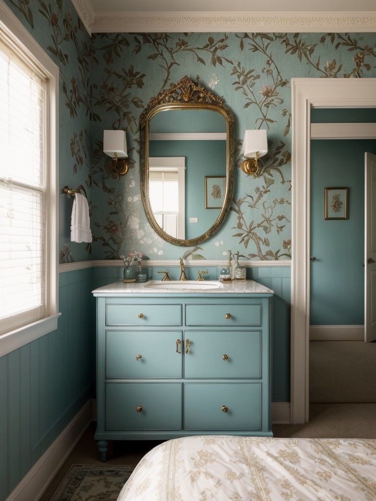 Vintage Glam: Timelessly Beautiful Teal Bedroom Decor