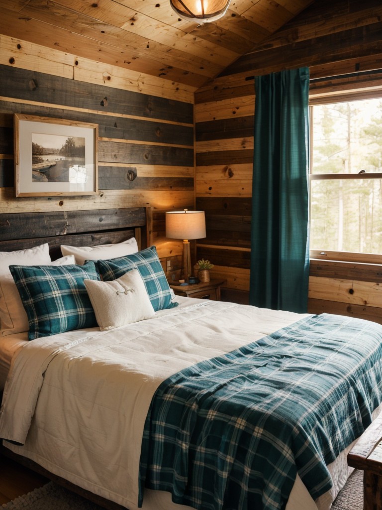 Cozy Cabin Vibes: Transform your Bedroom with Teal Décor