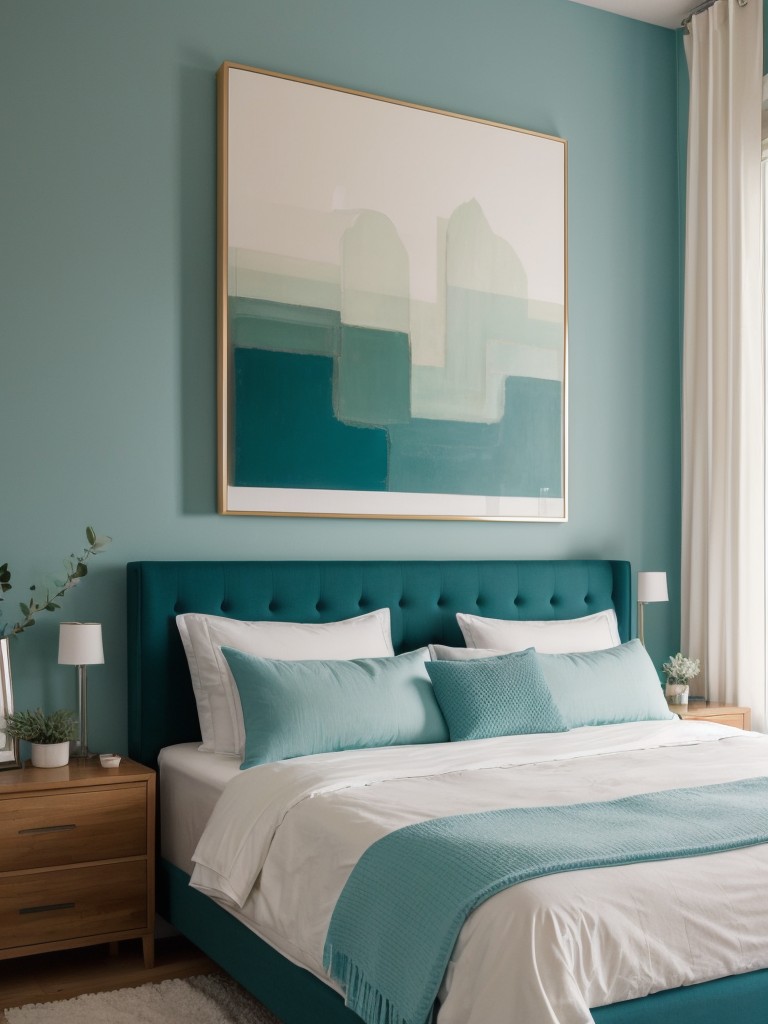 Turquoise Dreams: Elevate Your Bedroom with Teal Decor