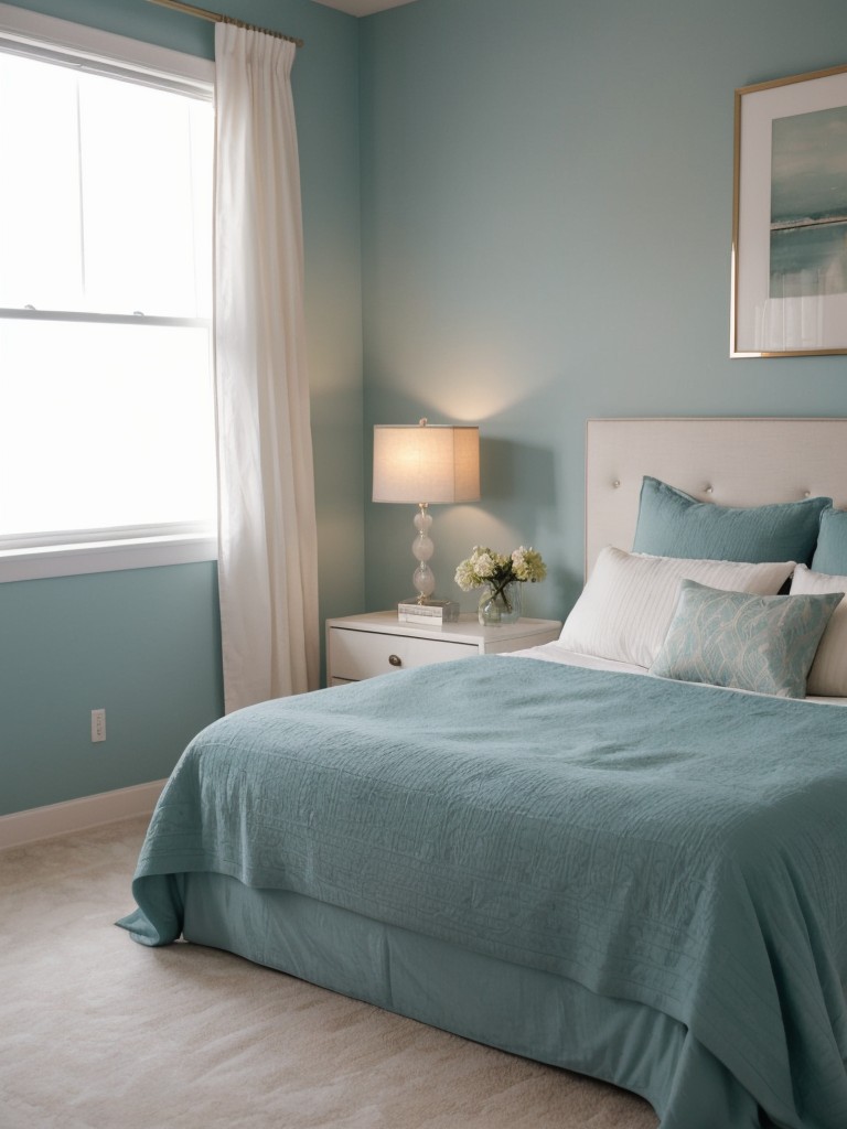 Transform Your Bedroom into an Elegant Oasis with Teal Decor!