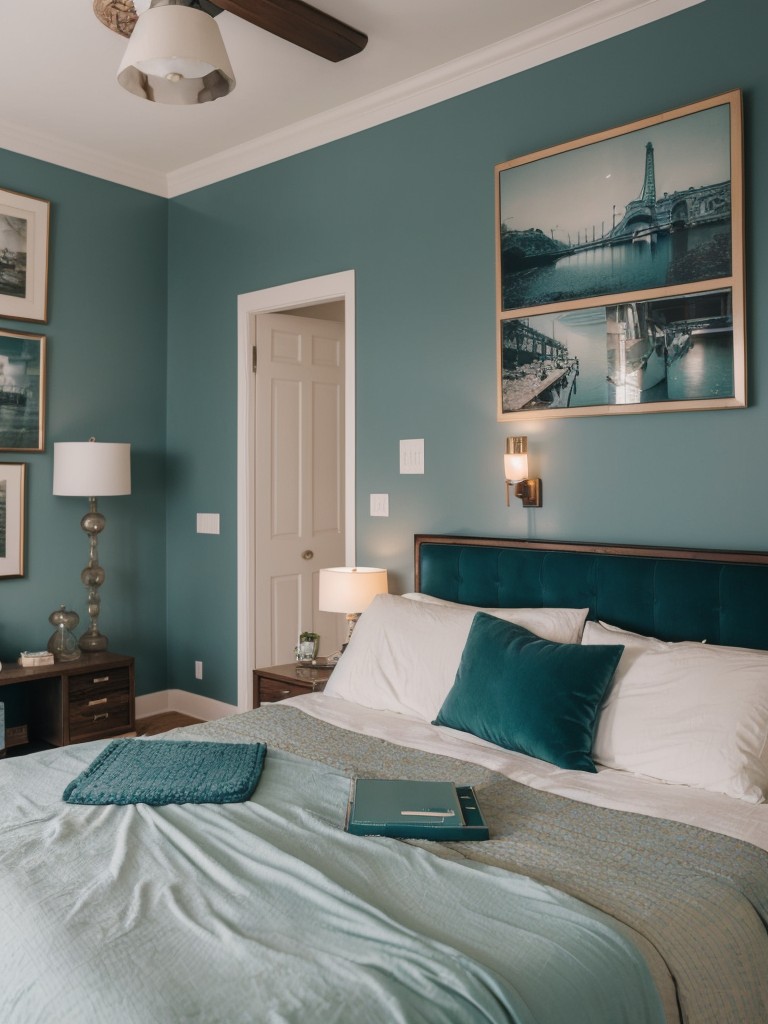 Teal-tastic Bedroom Inspo: Personalize Your Space with Collections & Hobbies