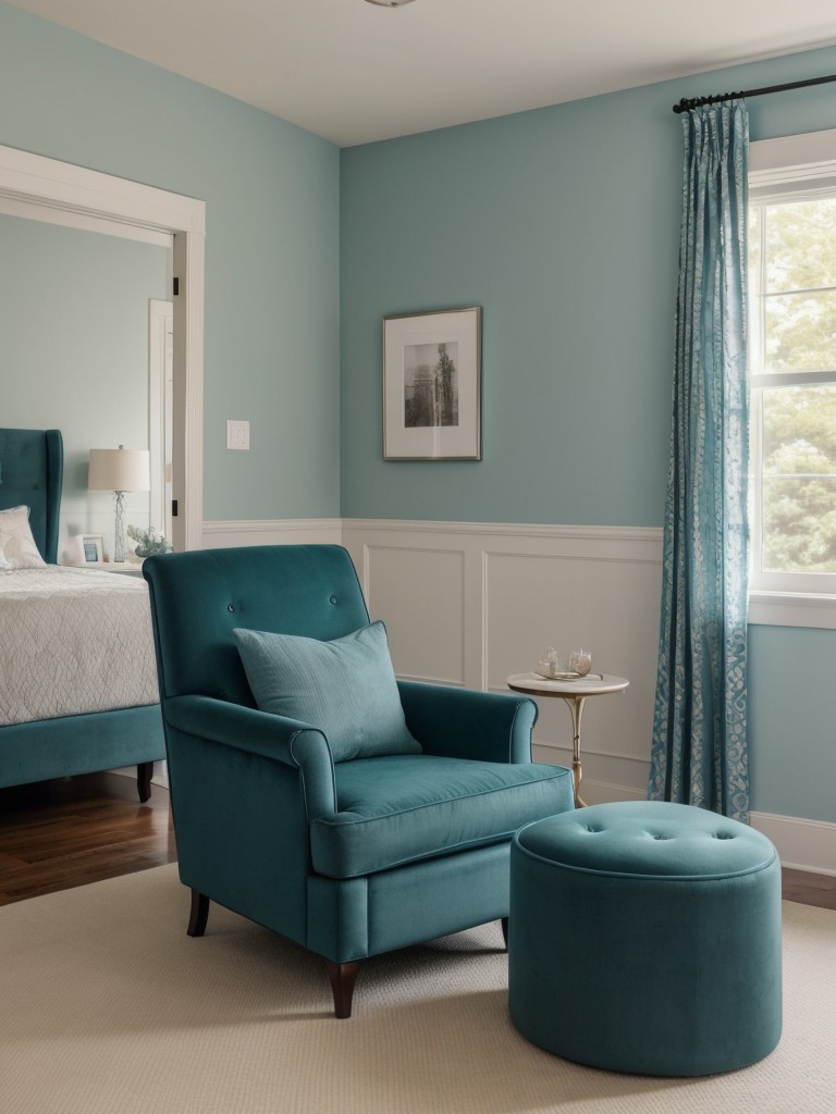 Create a Cozy Bedroom Retreat with a Teal Reading Nook