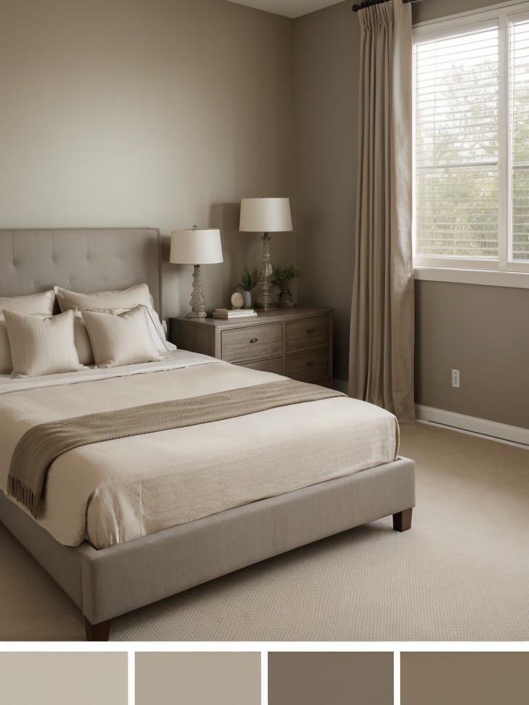 Serene Traditional Bedroom Decor: Neutral Palette, Earthy Accents