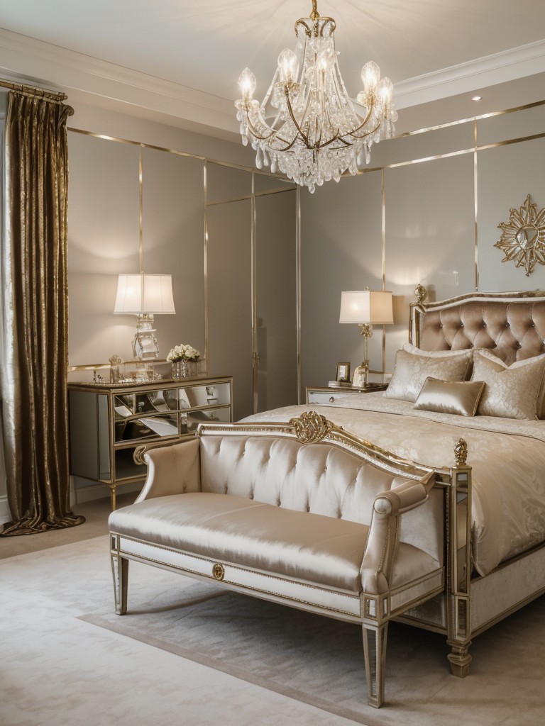 Create Luxe Vibes in Your Bedroom with Metallic Accents