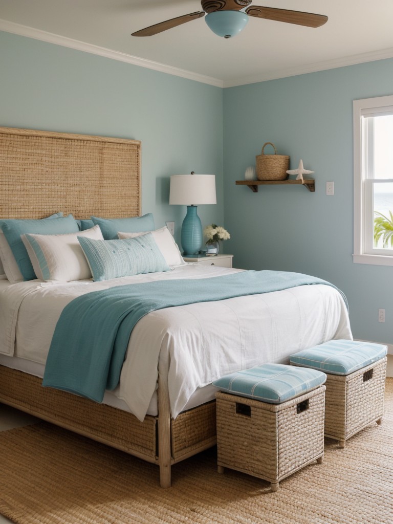 Cozy Teal Bedroom Vibes: Coastal Decor Inspo!