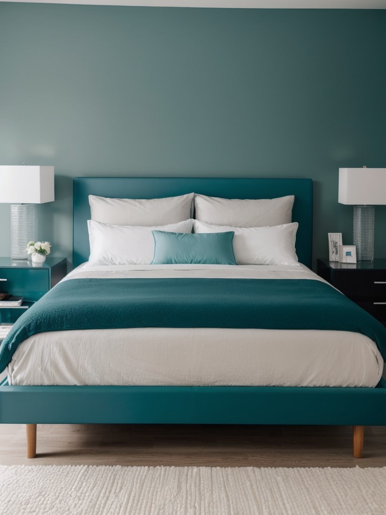 Minimalist Teal Bedroom: Sleek & Streamlined Decor Ideas