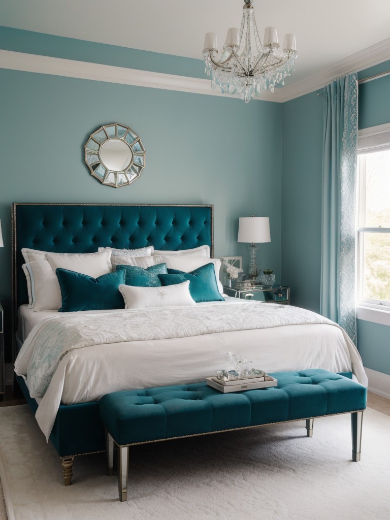 Elegant Teal Bedroom Makeover: Calm & Chic Vibes