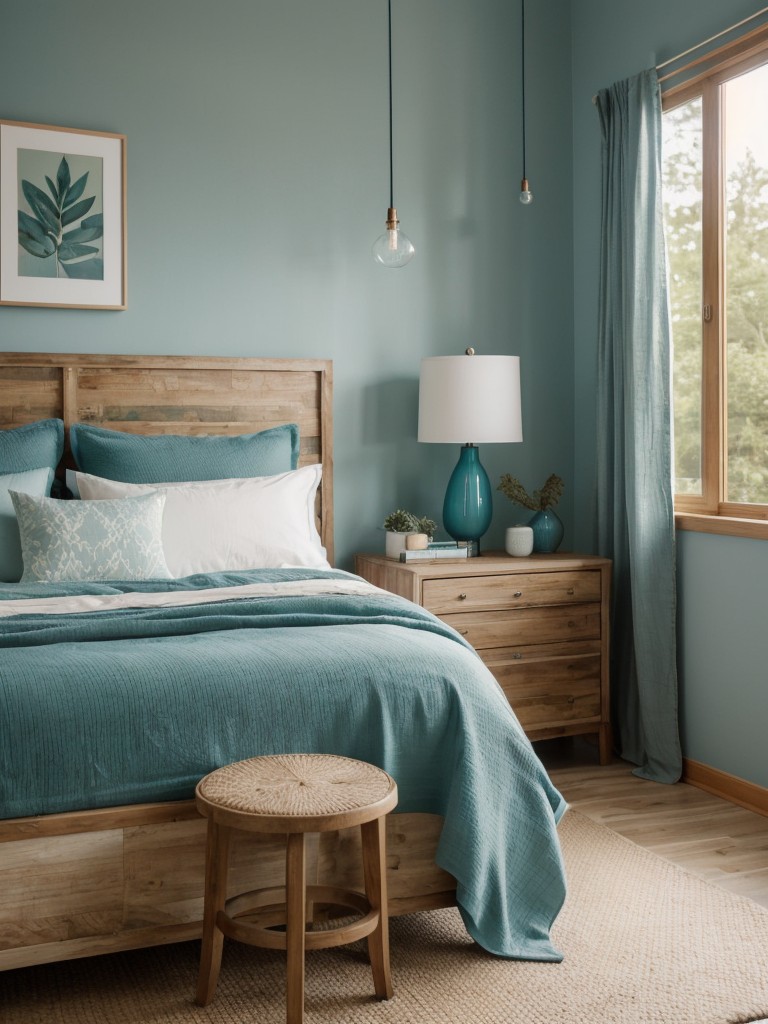 Transform Your Bedroom with Tranquil Teal Décor ?