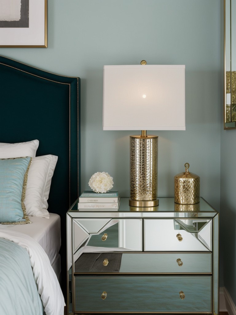 Elevate Your Bedroom with Teal Decor and Metallic Accents