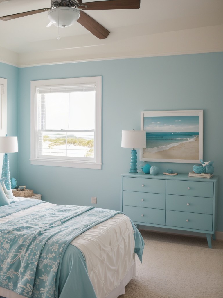 Coastal Paradise: Transform Your Bedroom with Teal Decor!