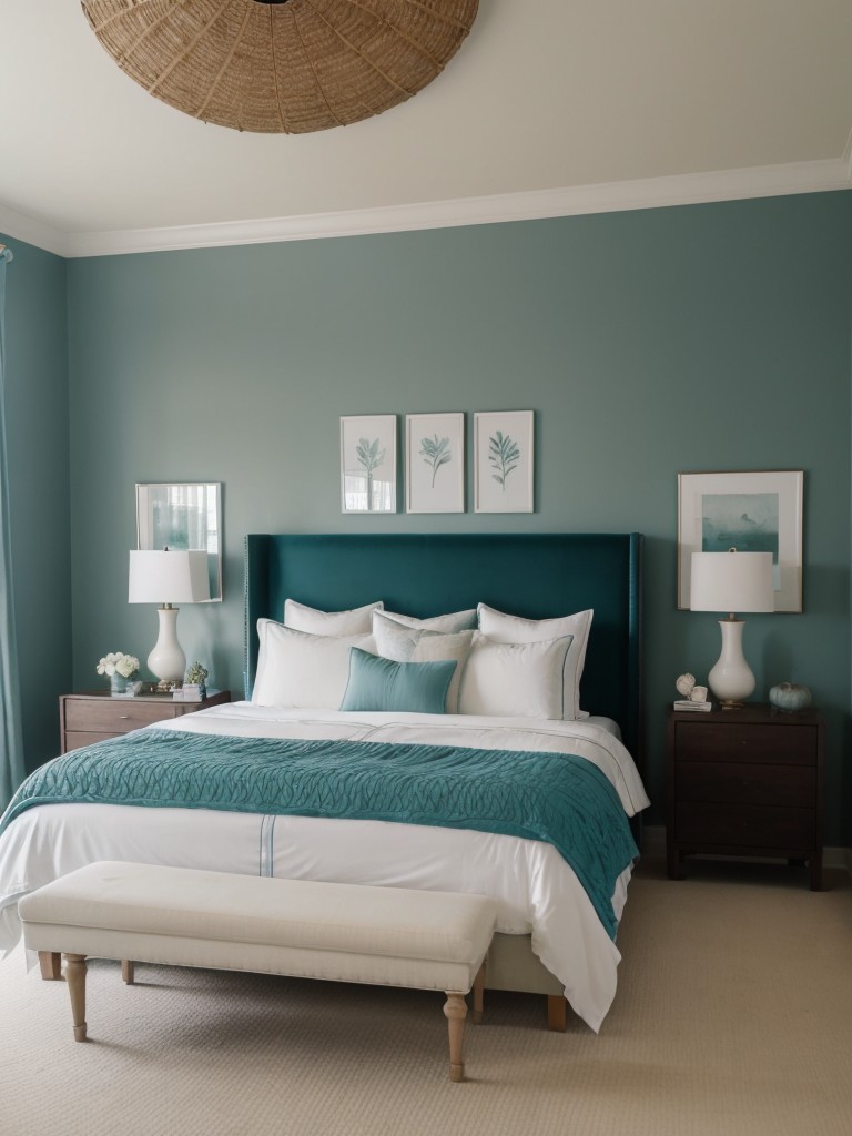 Serene Teal Apartment: Chic & Sophisticated Décor Ideas