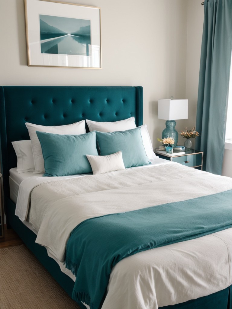 Minimalist Chic: Embrace Teal Bedroom Decor