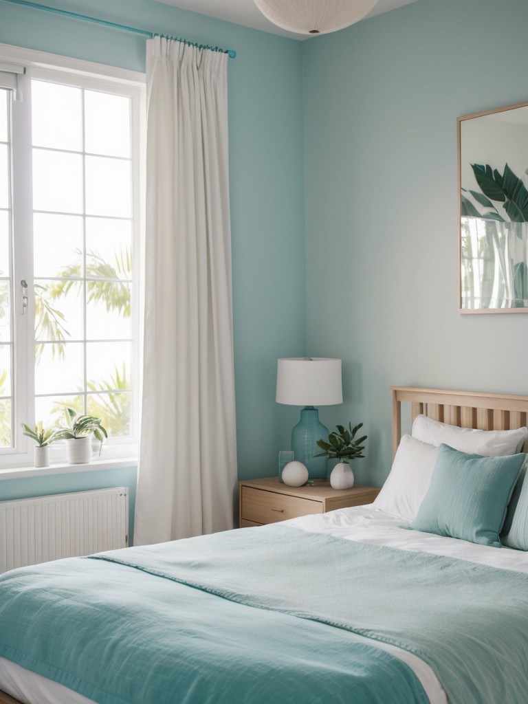 Tropical Teal: Transform Your Apartment with Minimalist Style