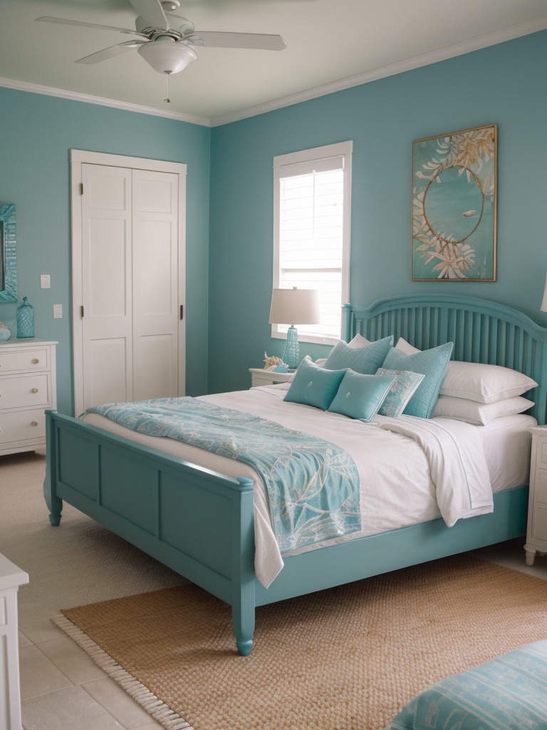 Tropical Teal: Transform Your Bedroom into a Coastal Oasis