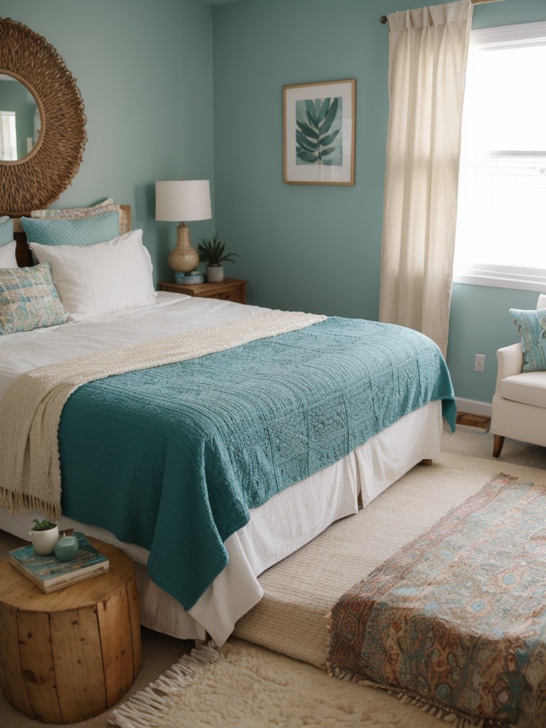 Cozy Retreat: Teal & Boho Bedroom Decor Ideas