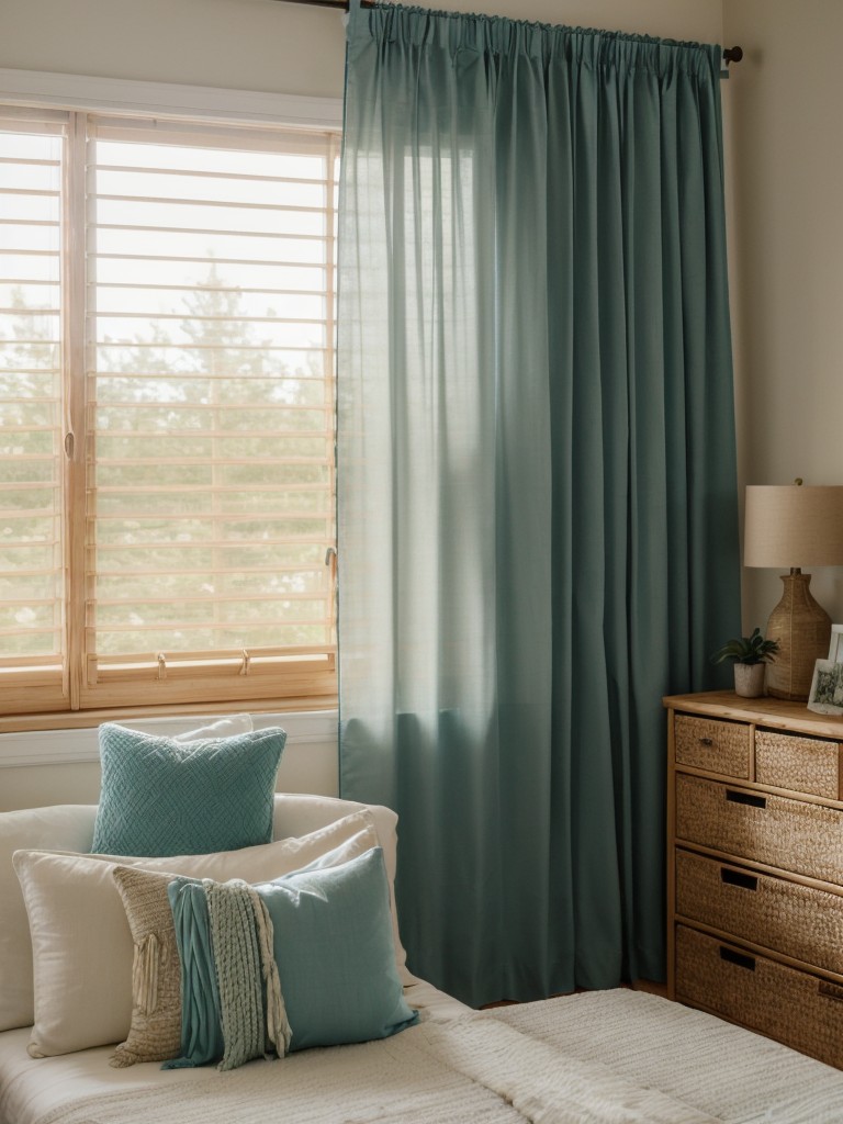 Cozy Retreat: Teal & Boho Bedroom Decor with Natural Light