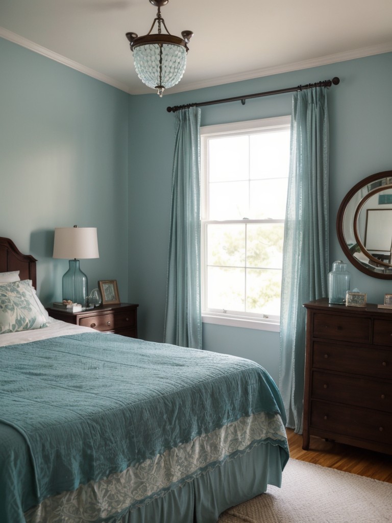 Timeless Vintage Teal: Charming Apartment Decor