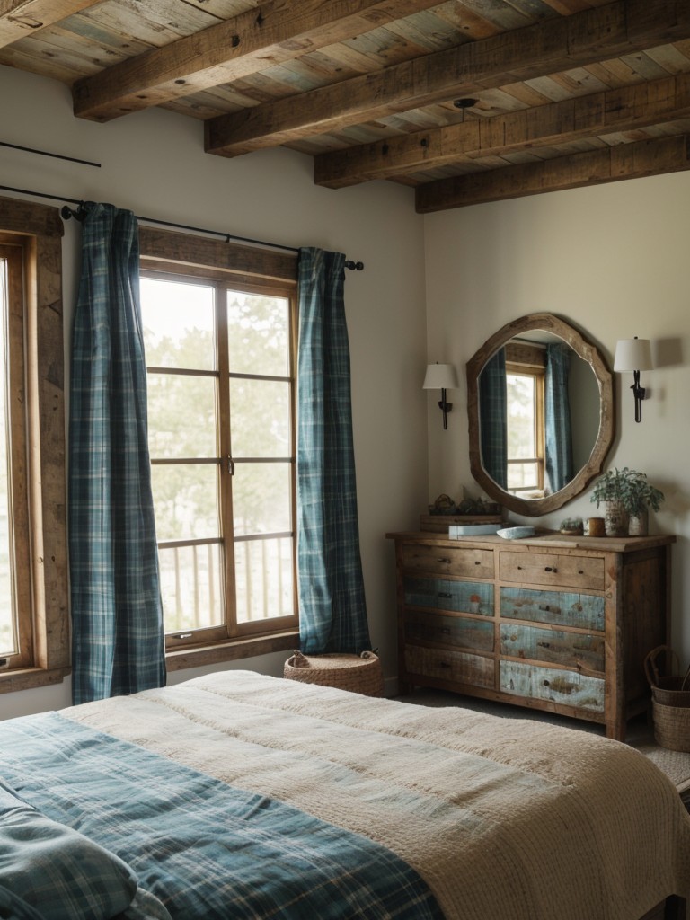 Teal Bedroom Decor: Embrace Rustic Charm with Natural Elements