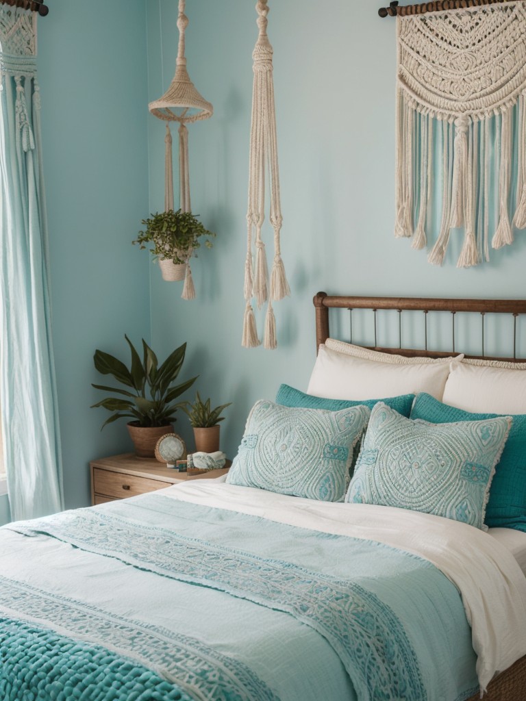 Transform your apartment into a tranquil retreat with stunning teal decor!