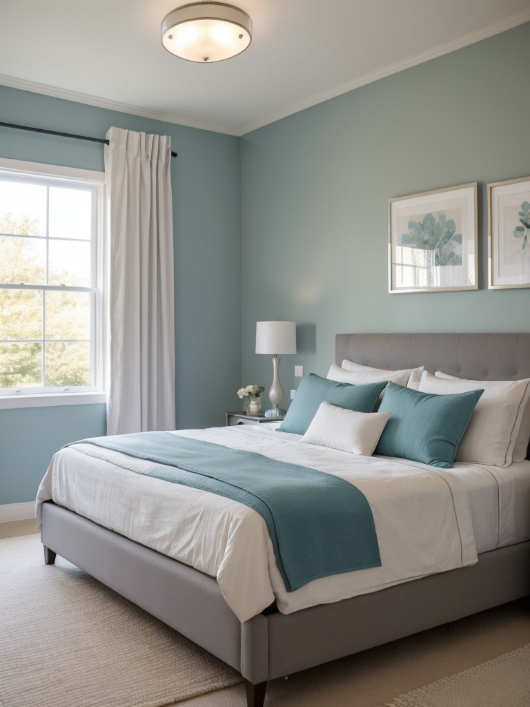 A Tranquil Haven: Gender-Neutral Teal Bedroom Decor