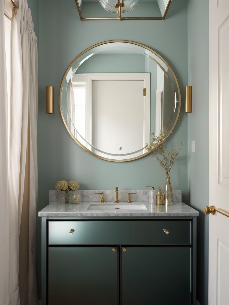 Gender-Neutral Teal Bedroom: Elevate with Metallic Accents!