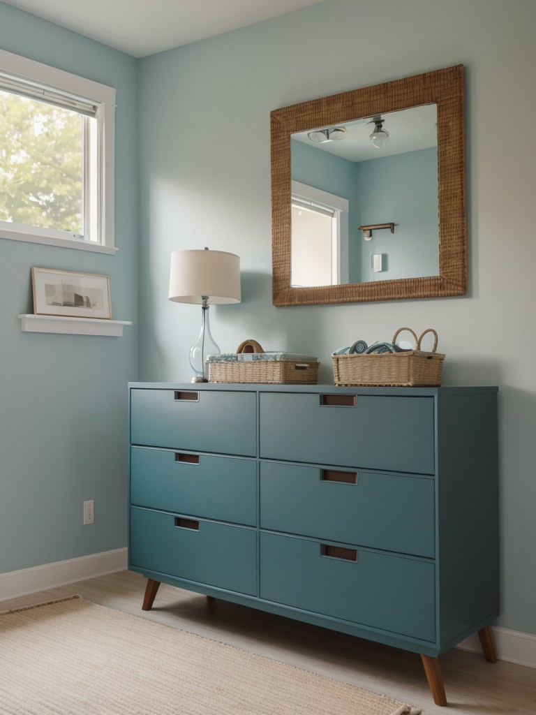 Gender-Neutral Teal Bedroom: Stylish Storage Solutions!