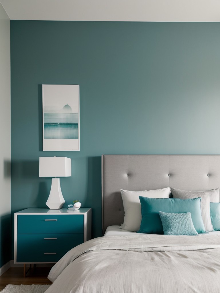 Modernize Your Bedroom with Teal Decor