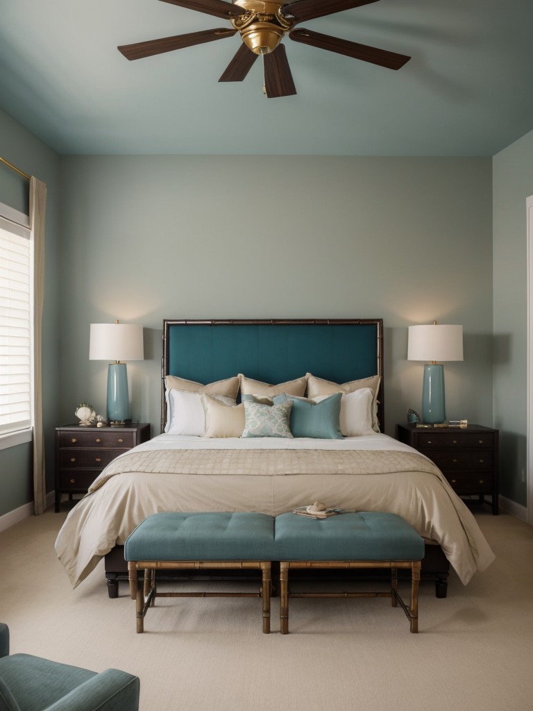 Tranquil Teal and Gold Bedroom: Create a Luxe Oasis