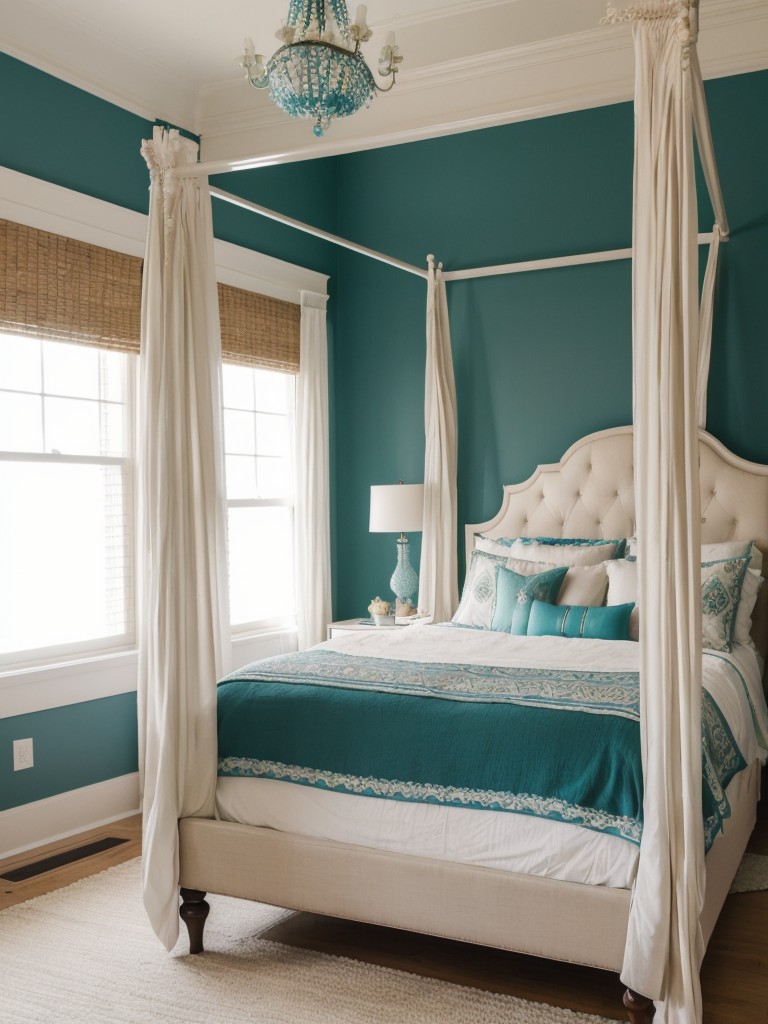 Timeless Elegance: Teal Bedroom Decor Ideas!