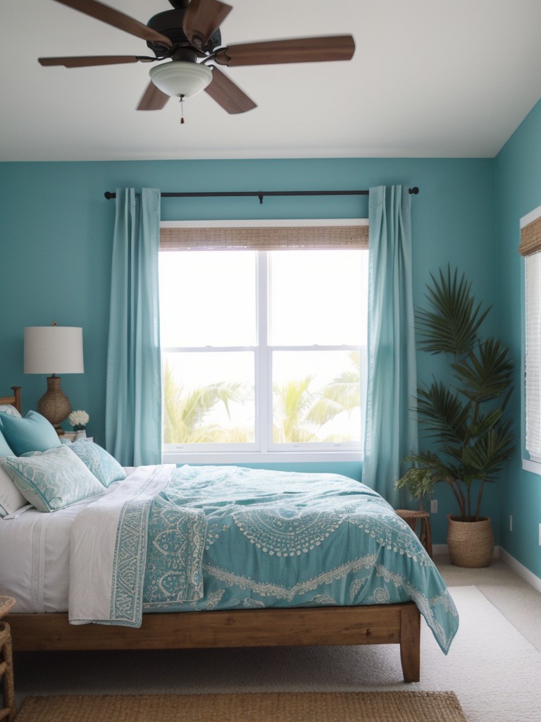 Coastal Chic: Transform Your Bedroom into a Teal Boho Oasis