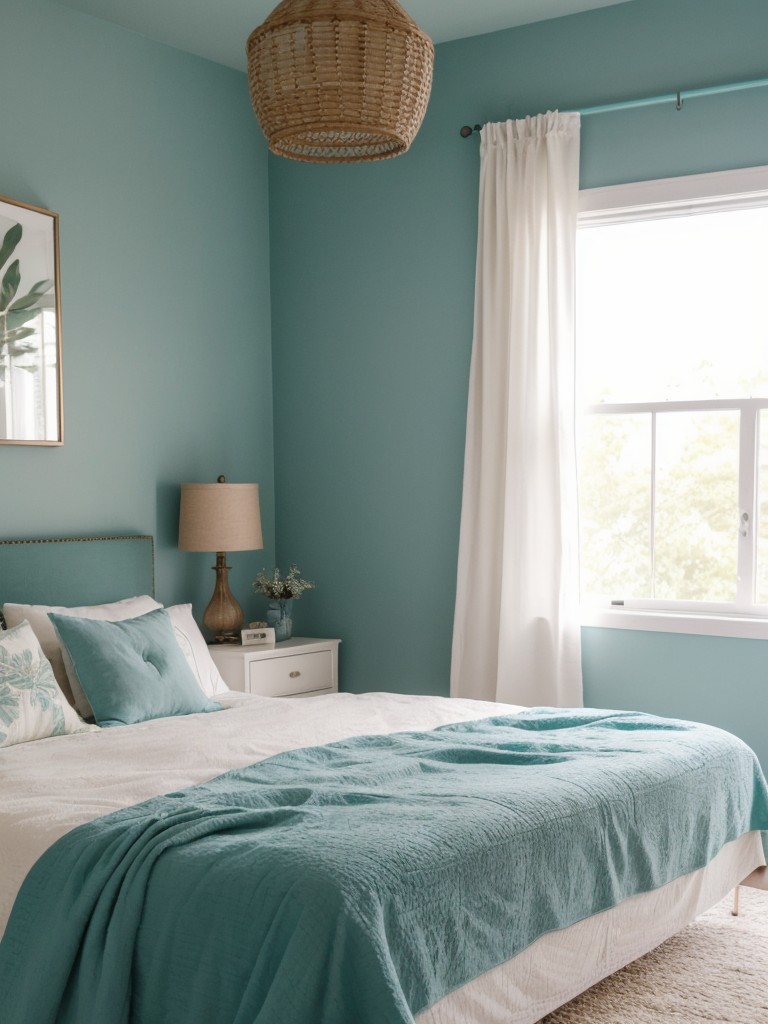 Serene Teal Apartment Decor: Create a Boho Oasis