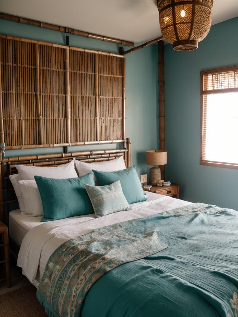 Get Boho Glam with Teal Apartment Decor!