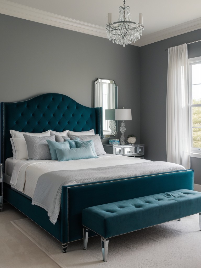 Transform your bedroom with teal decor: from moody to vibrant!