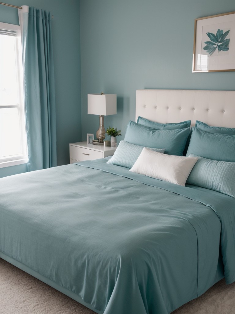 Teal Decor: Elevate Your Apartment's Bedroom with Modern Luxe