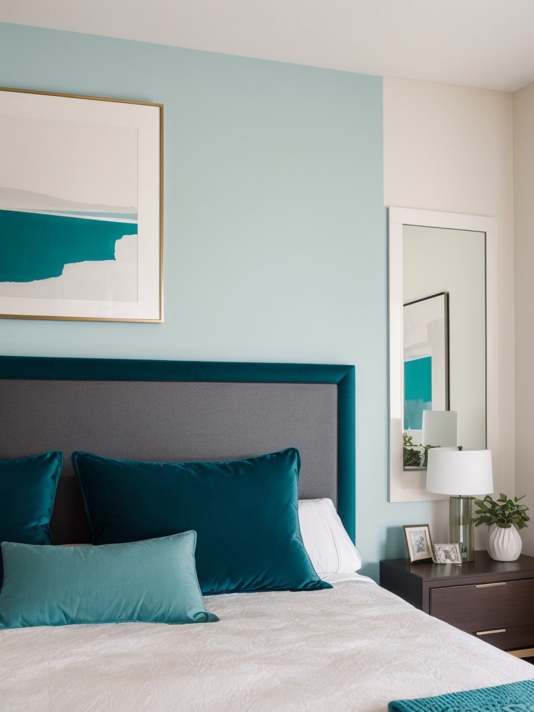 Teal Decor: Elevate Your Bedroom with a Statement Headboard