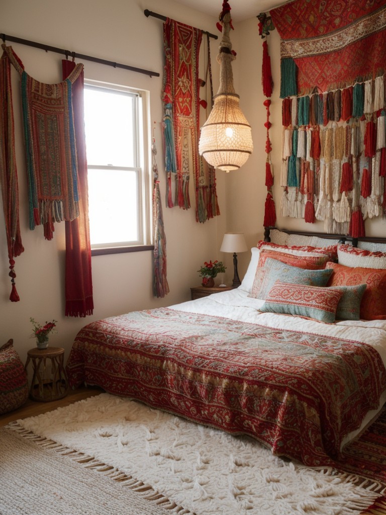 Boho Vibes: Red Bedroom Decor Inspiration