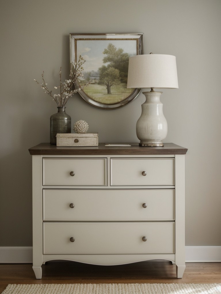 Traditional meets modern in this tranquil apartment bedroom