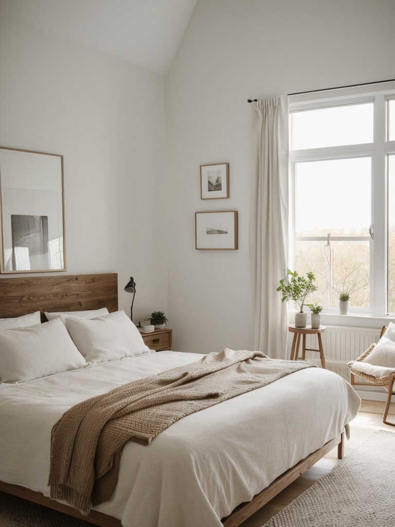 Minimalist Scandinavian Bedroom: Embrace Clean Lines & Cozy Vibes